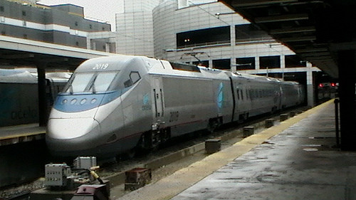 Photo of Acela Express at Boston South Station