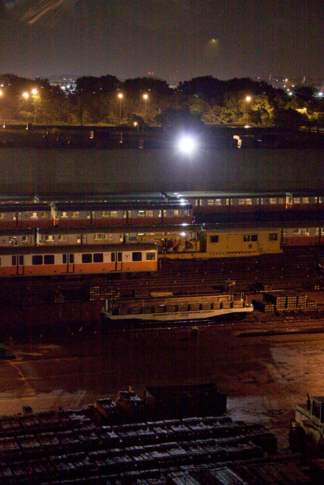 Photo of MBTA Orange Line Cars in Wellington yard
