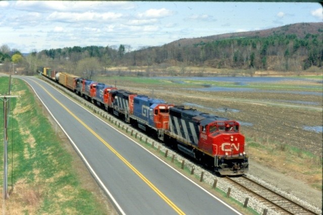 Photo of Southbound CV freight at N. Walpole