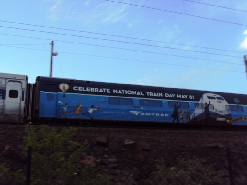 Photo of National Train Day Car at the boardwalk