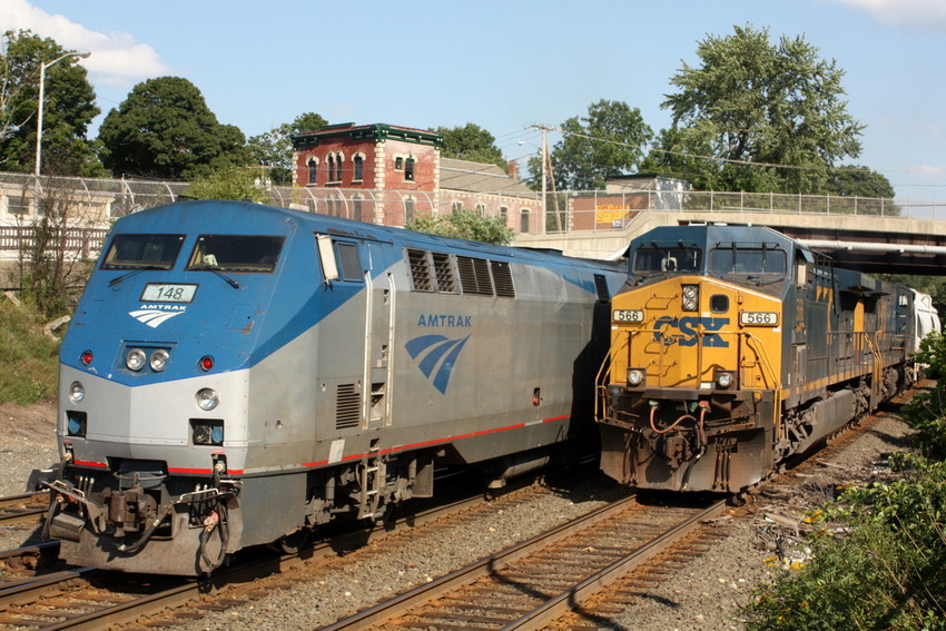 Photo of Amtrak #55 arrives in Palmer