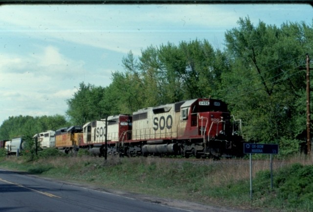 Photo of Mt. Tom loads with SOO/CP power