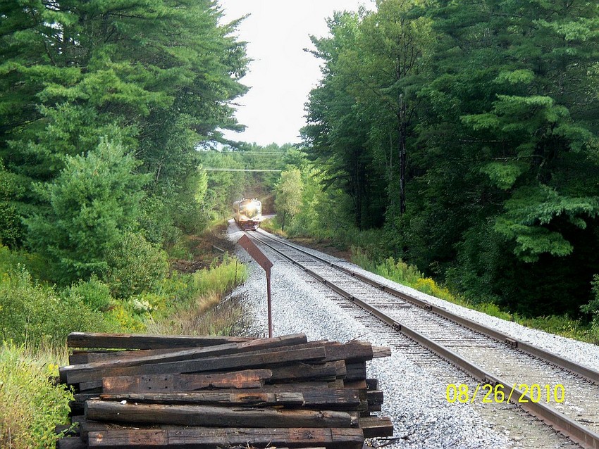 Photo of Approaching westbound MER train.