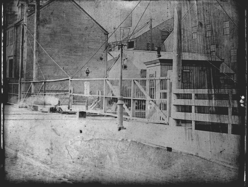 Photo of NYNE RR Crossing - Boston, circa 1880?