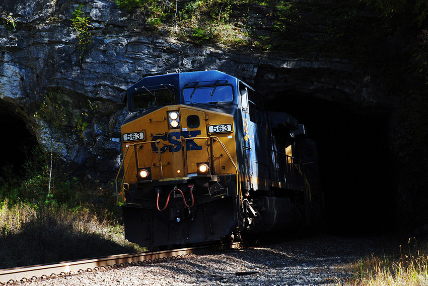 Photo of Q425-21 Out of the Tunnel...