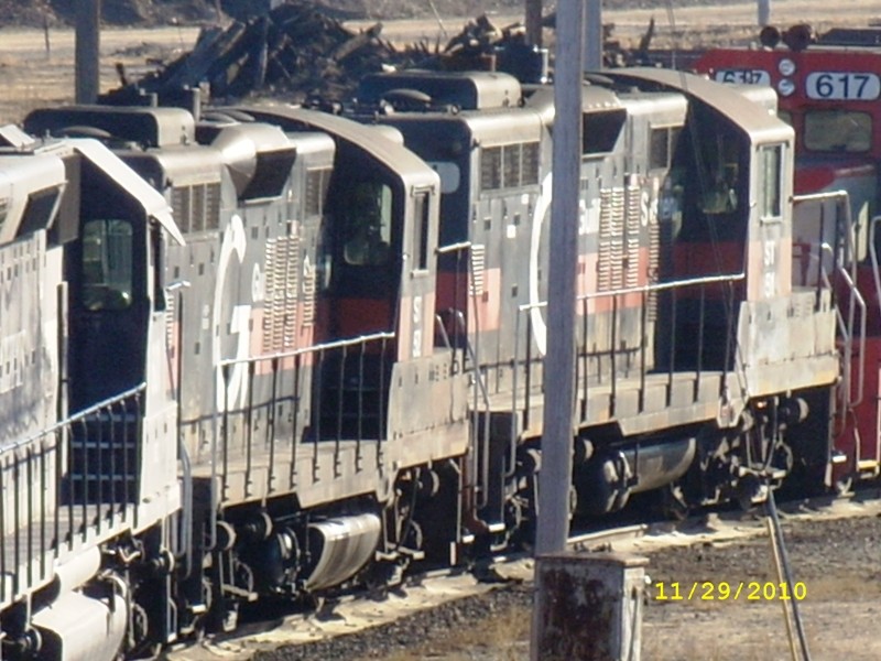 Photo of ST#52 & 51, two GP9's at Rigby today.