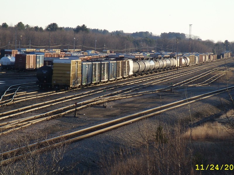 Photo of Rigby Yard is only partially full today.