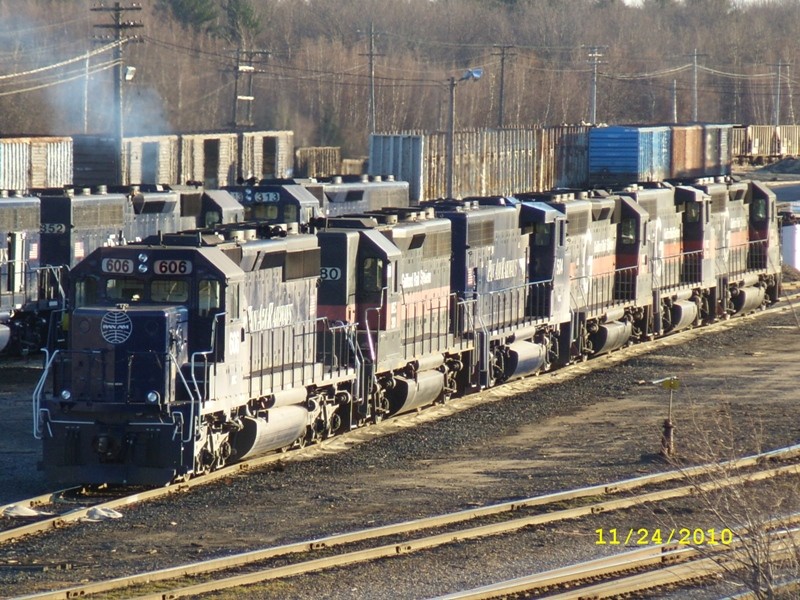 Photo of Rigby Yard looking from the Rte 1 bridge.