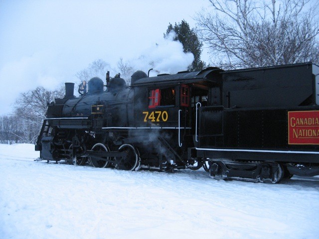 Photo of CSRR steam locomotive 7470