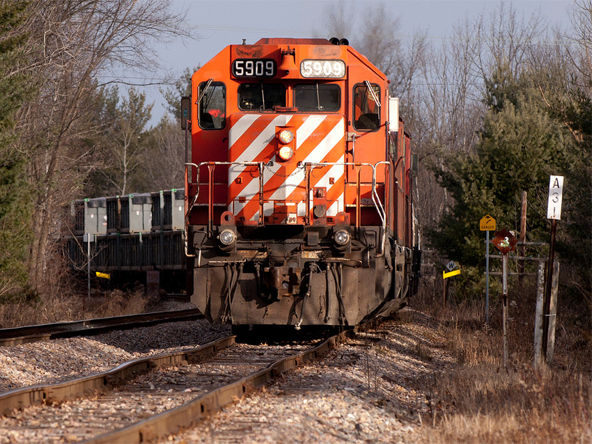 Photo of CP 414 Holds Siding at Ballston Spa