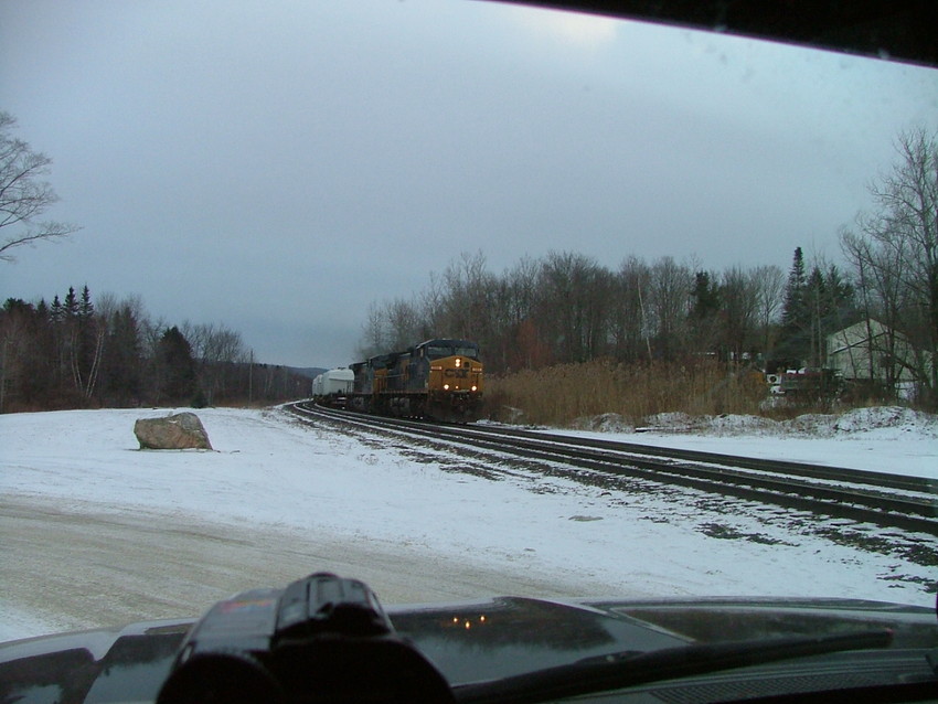 Photo of csx x987 westbound @ hinsdale ma
