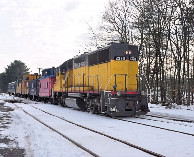 Photo of A special new years eve train heads back north