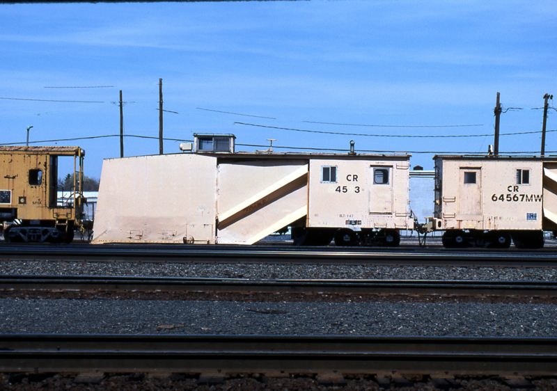 Photo of CR Plow 64563 sits in West Springfield Yard
