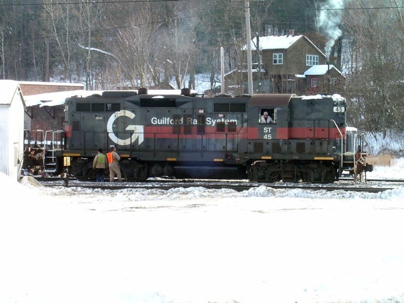 Photo of ST 45 and 62 are the switchers in East Deerfield Yard