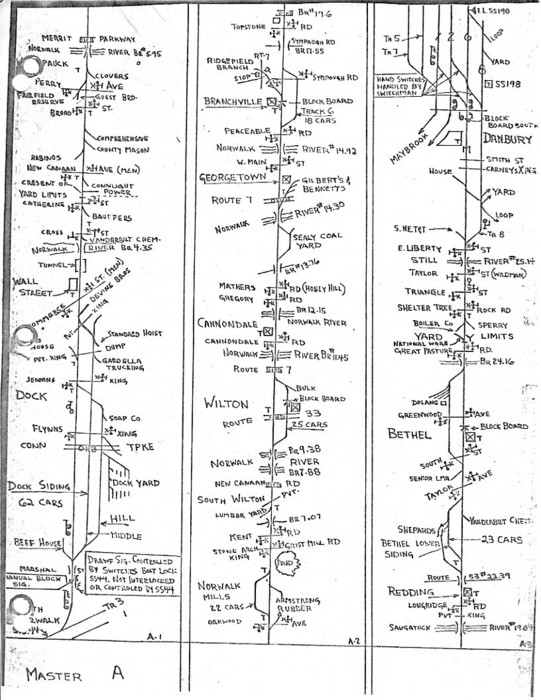 Photo of NYNHHRR-Map of former branch line of the New Haven Railroad