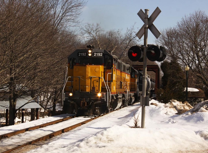 Photo of Train 608 northbound at Yantic