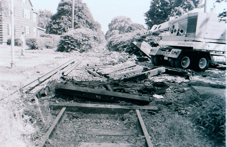 Photo of Chestnut Street crossing removal, Danvers, MA