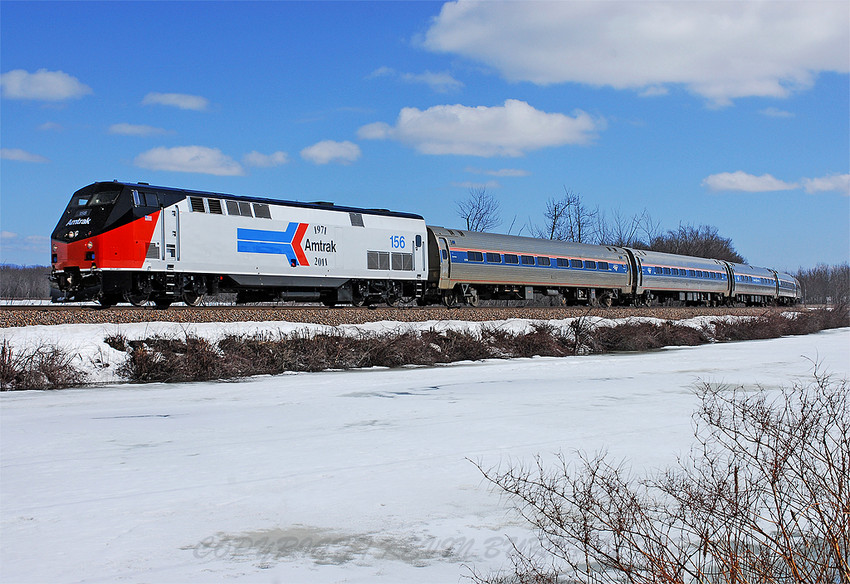 Photo of Amtrak Commemorative Retro '71 156 at Crown Point