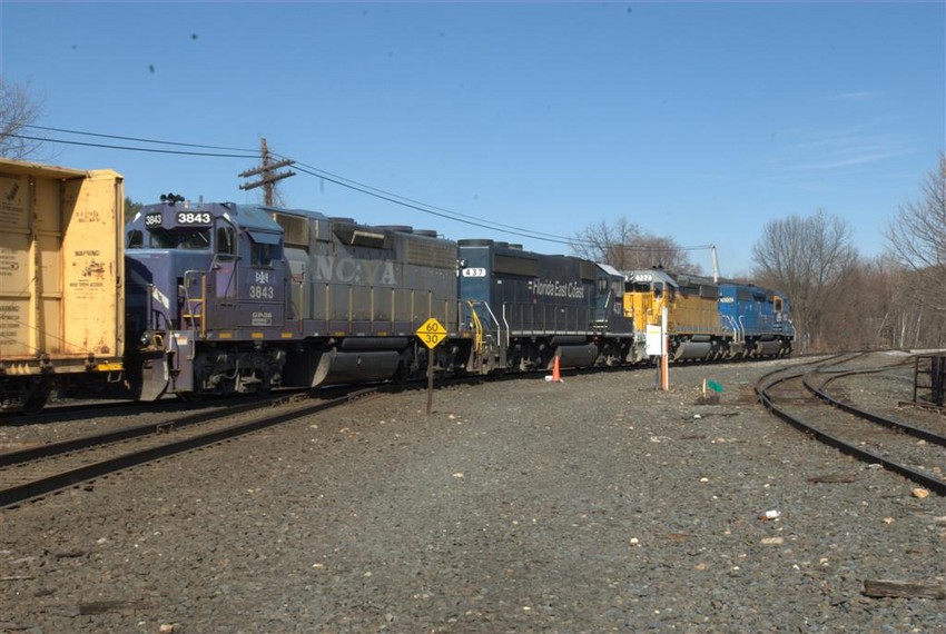 Photo of New England Central Northbound