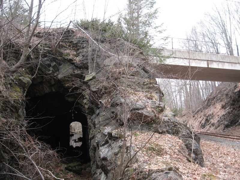 Photo of East Portal to the Hawleyville (CT) Tunnel