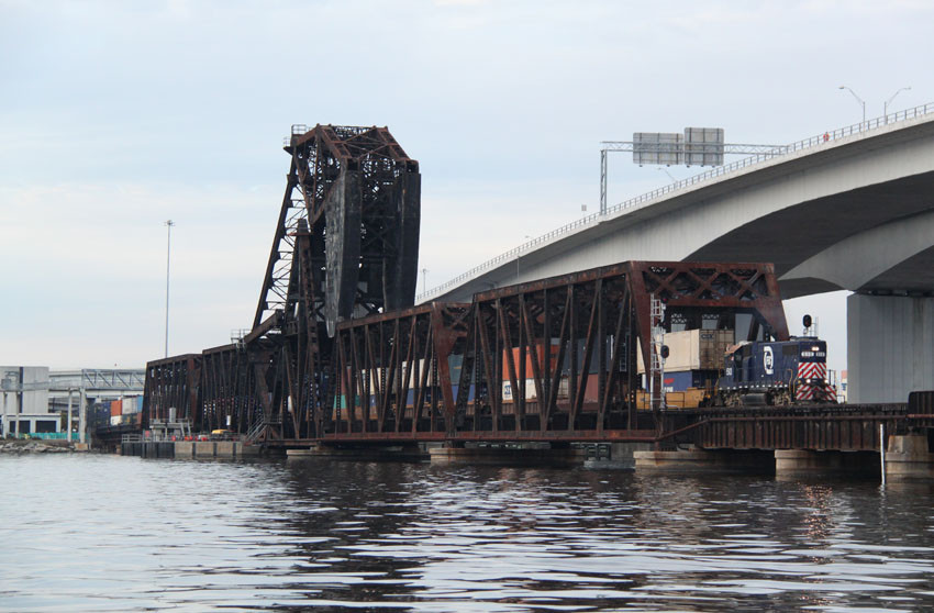 Photo of Stack train over St. Johns River Bridge