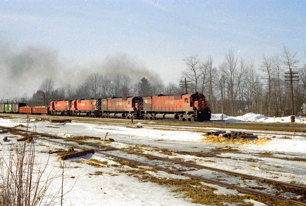 Photo of CP train in Maine