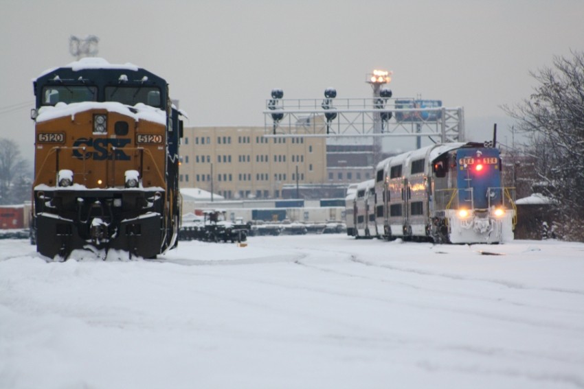Photo of Snowy action at Worcester (1)
