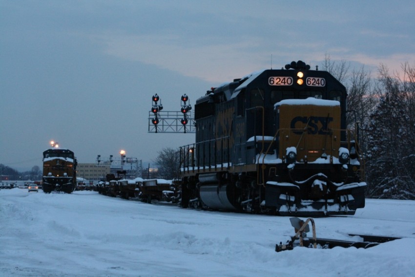 Photo of Snowy action at Worcester (3)