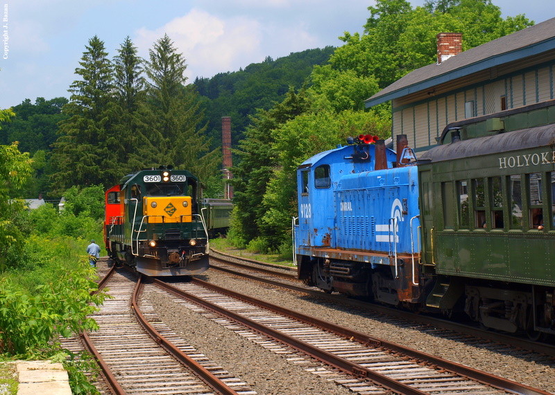 Photo of Train Time At Lee, Mass.