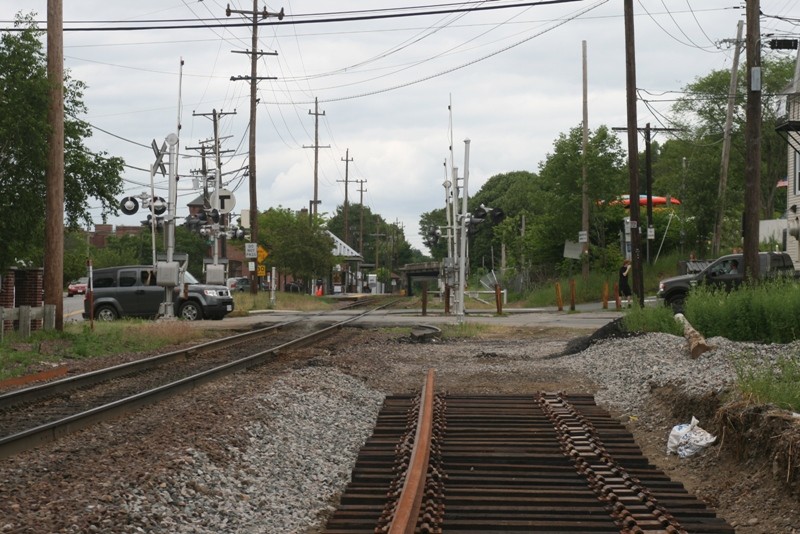 Photo of Looking east from old B&M Andover station