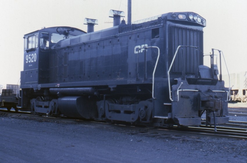 Photo of CR yard switcher, Worcester, MA - 2