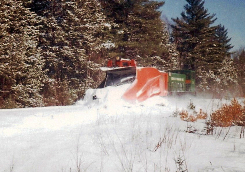 Photo of Plowing the B&MLRR