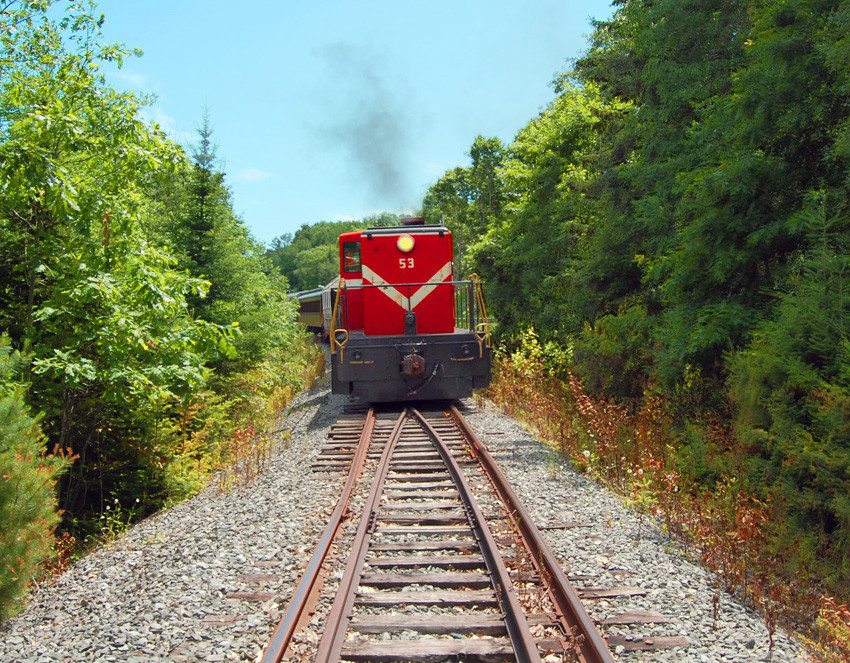 Photo of BML#53 at the east entrance of City Point Trestle (MP 2.1), Belfast, ME