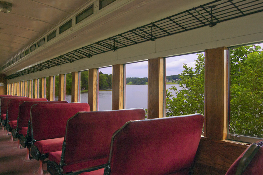 Photo of Vintage BMLRR chaircar overlooking the 