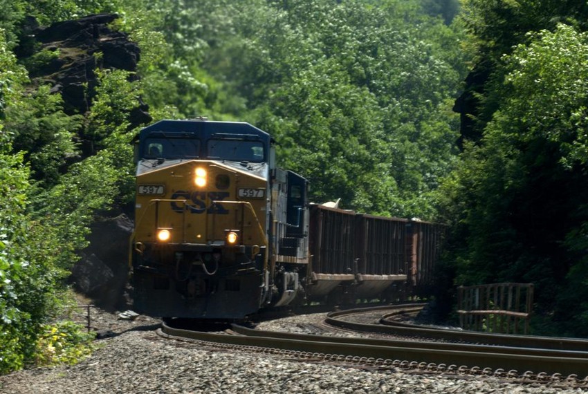 Photo of Q421 Westbound on the B & A