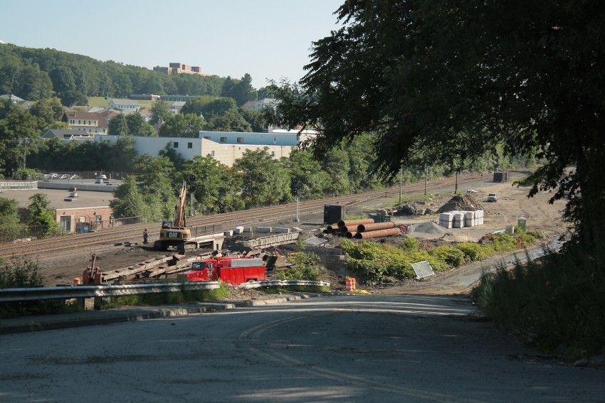 Photo of CSX East Worcester yard construction (1)