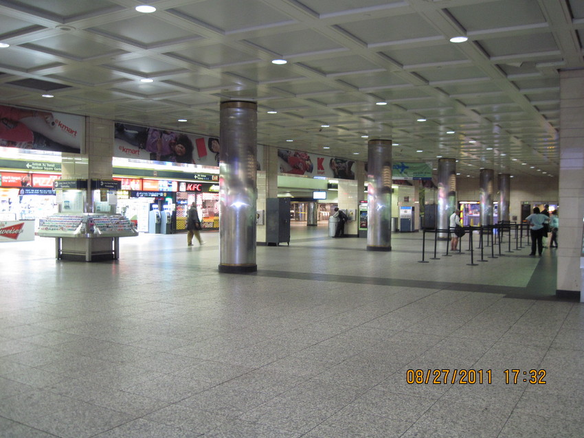 Photo of Penn Station NYC with no people