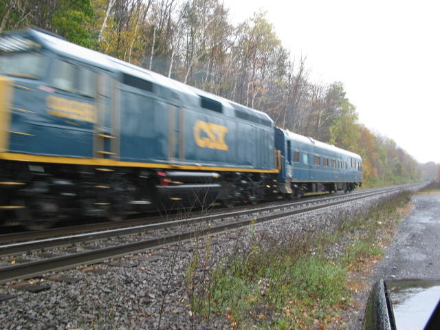 Photo of csx p951 with f40ph#9998 & one coach