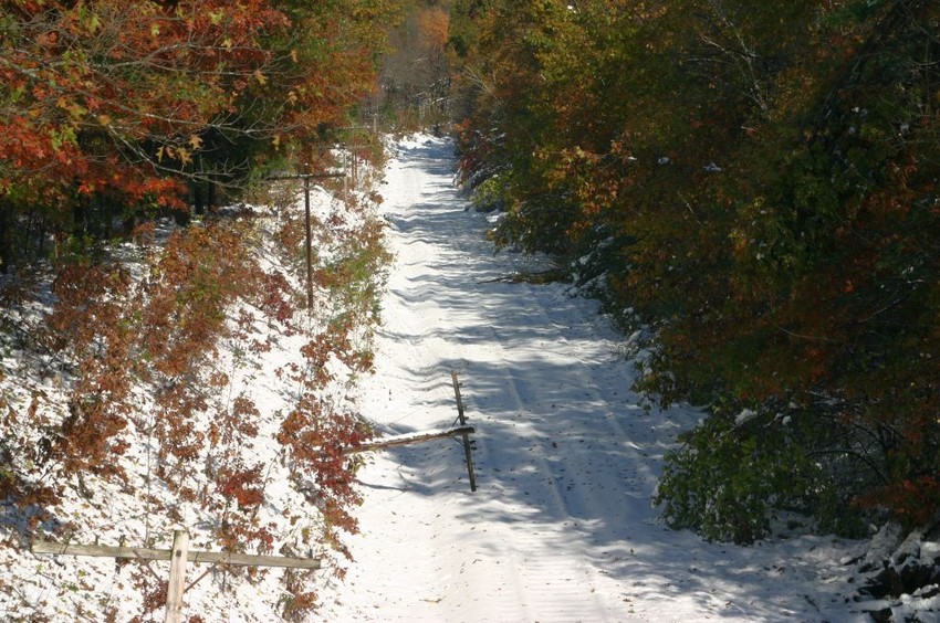 Photo of October snow aftermath on the West End