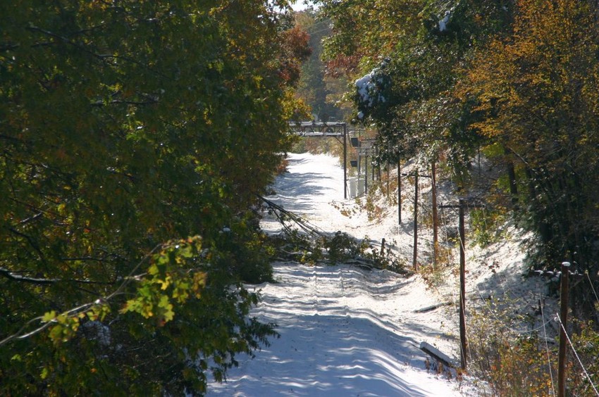 Photo of October snow aftermath on the West End