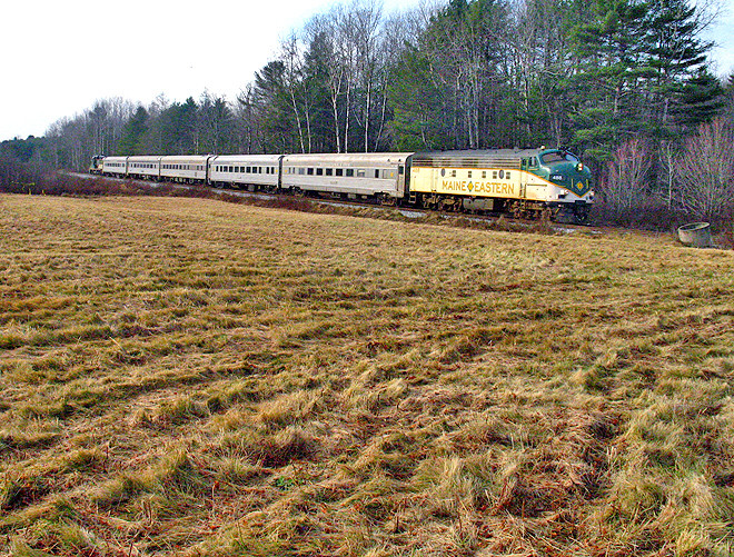 Photo of Maine Eastern holiday special near Wiscasset, Maine