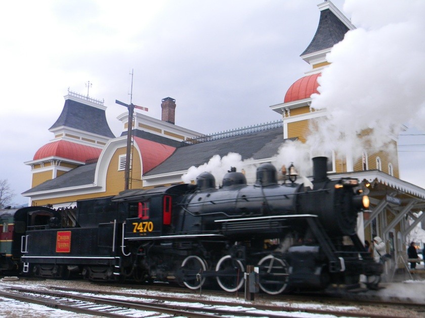 Photo of Steam in the Snow 2012