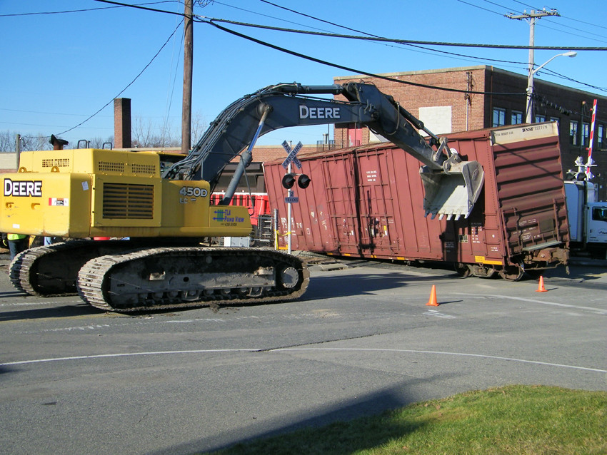 Photo of P&W derailment
