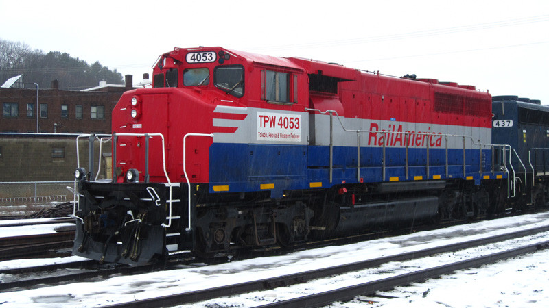 Photo of Rail America GP40-2W at White River Jct