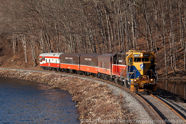 Photo of Joint NECR/PW/CN Office Car Special at Scotland Dam