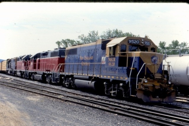 Photo of NECR freight withmixed power