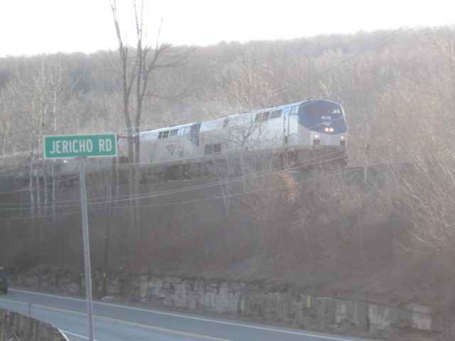 Photo of amtrak p449 westbound @ hinsdale ma
