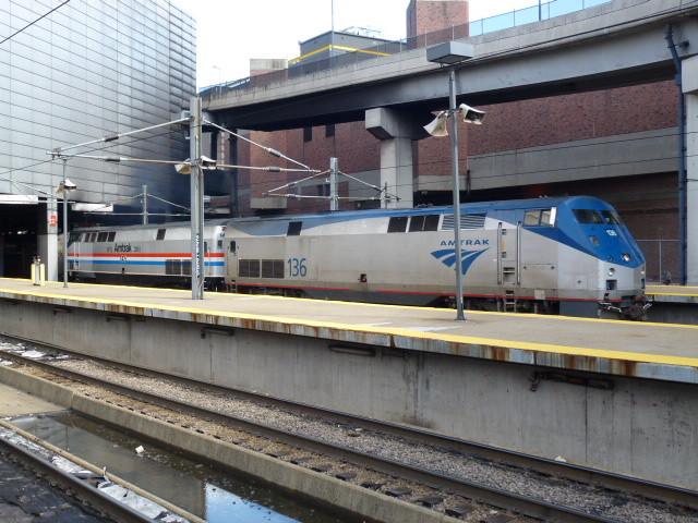Photo of Amtrak GE P42DCs 136 & 145