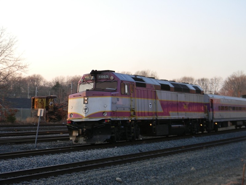 Photo of MBTA 022 Outbound in Middleboro