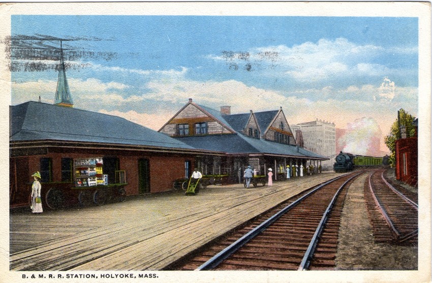 Photo of B&M Railroad station Holyoke, MA